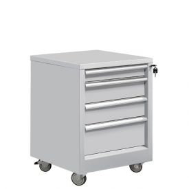 Тумба металлическая подкатная ТП-4