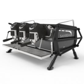 Кофемашина Sanremo Cafe Racer Naked 3 гр. черно-красная