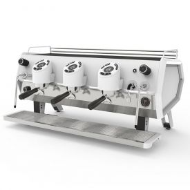 Кофемашина Sanremo D8 PRO 3 высокие гр,Total White,Подсветка+Cold Touch+Система смешанной воды,белая