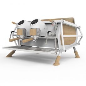 Кофемашина Sanremo Cafe Racer 2 гр. 220В white and wood